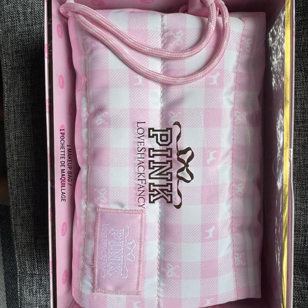 Victoria's Secret Pink and White Accessories Set Love Shack Fancy